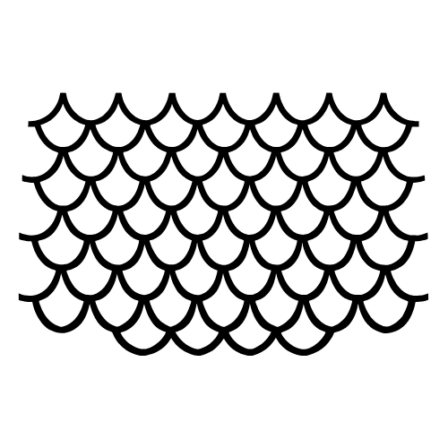 Dragon Scales Pattern - Vector Graphics - Digital File