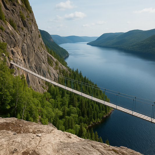 Parc national du Fjord-du-Saguenay - Quebec Canada - Rendered - Digital File Digital My Custom Designs PDF