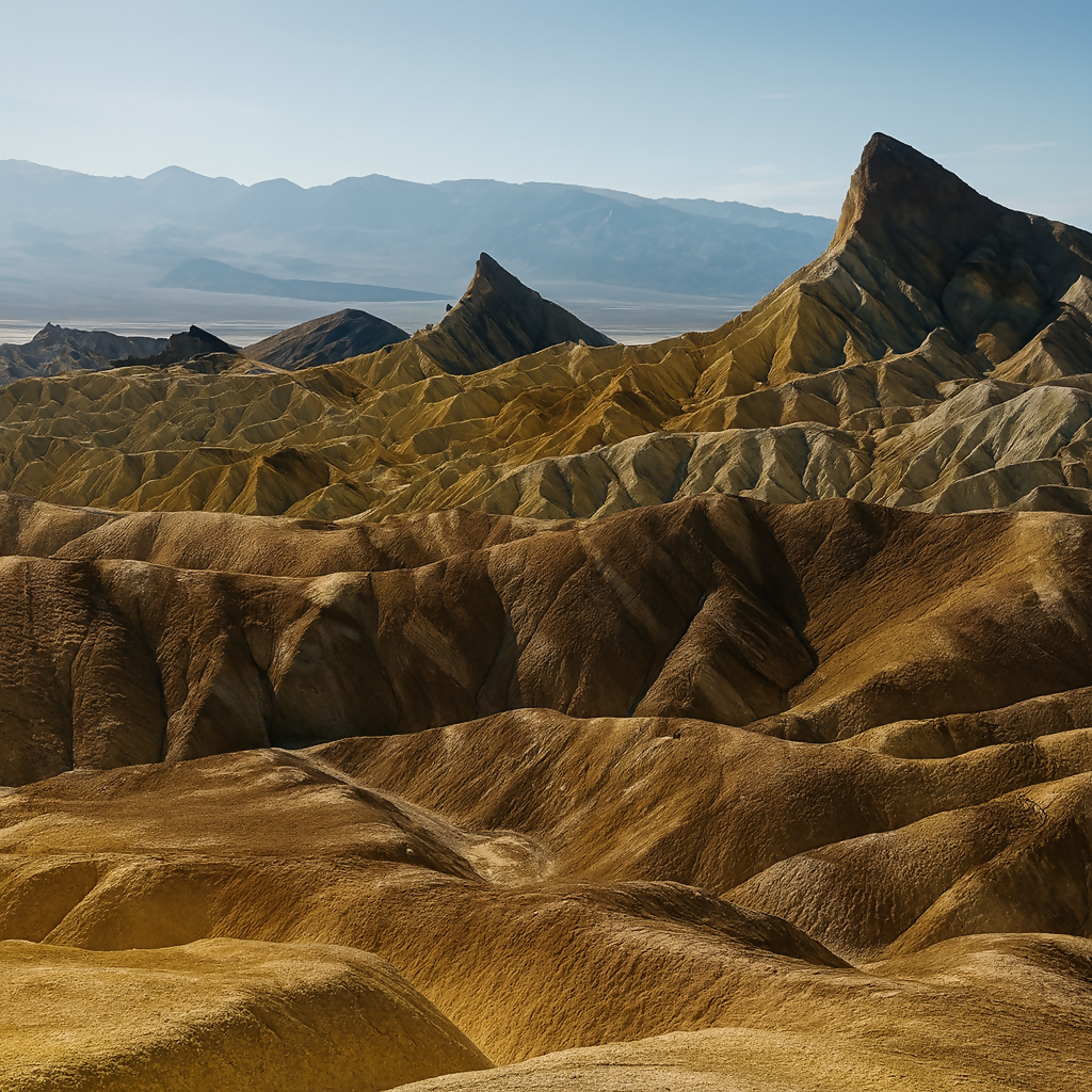 Zabriskie Point - Death Valley National Park - California United States - Rendered - Digital File Digital My Custom Designs PDF