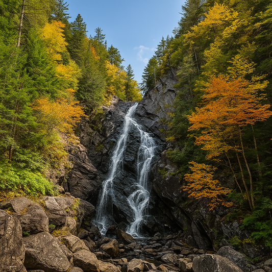 Angel Falls - Rangeley Lakes National Scenic Byway - Maine United States - Rendered - Digital File Digital My Custom Designs PDF