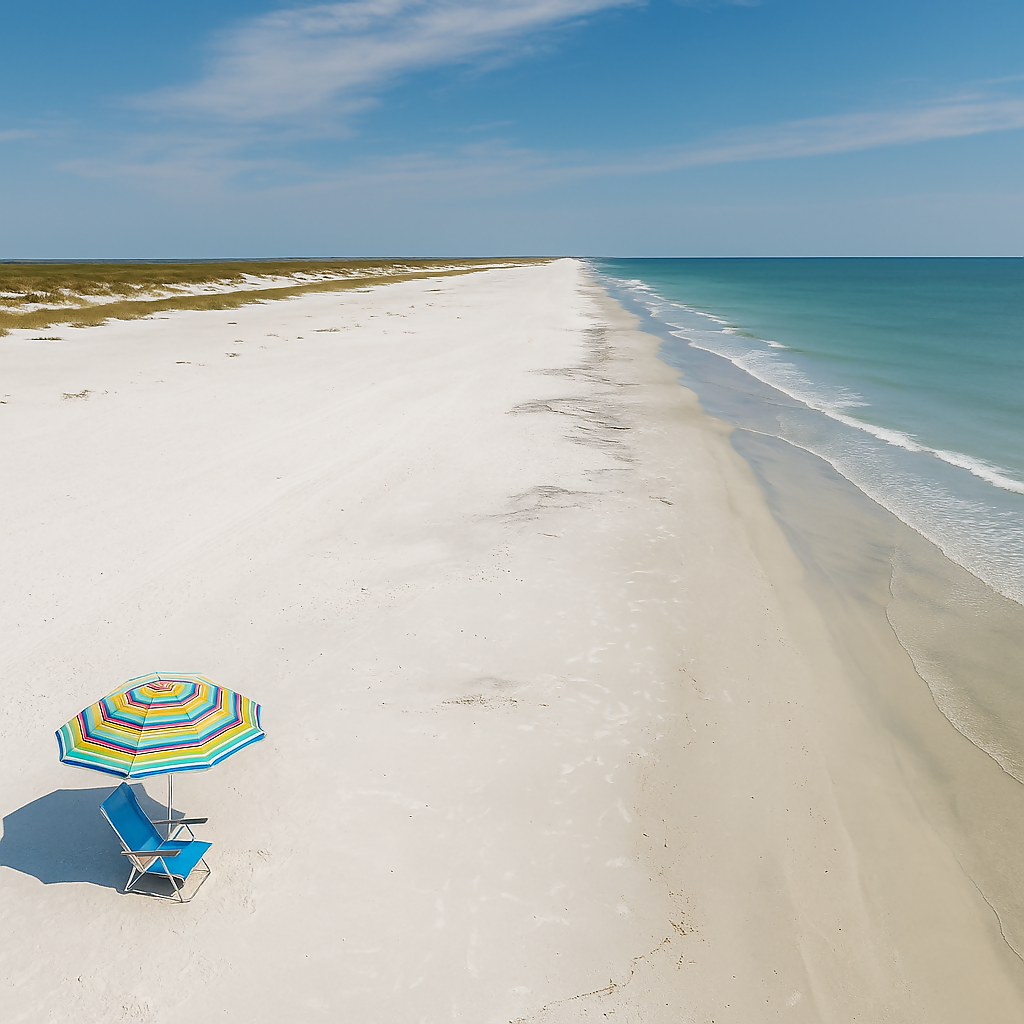 Ship Island - Gulf Islands National Seashore - Mississippi United States - Rendered - Digital File Digital My Custom Designs PDF