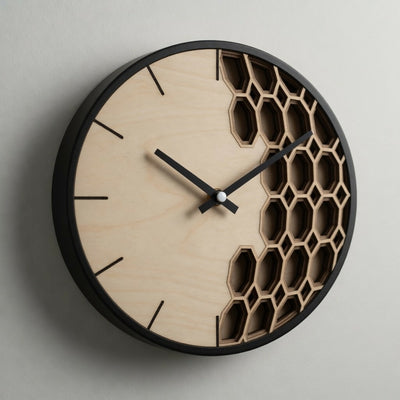 Layered Line Design - Clock Abstract Template 4 - Clocks - Digital File Digital My Custom Designs ZIP File