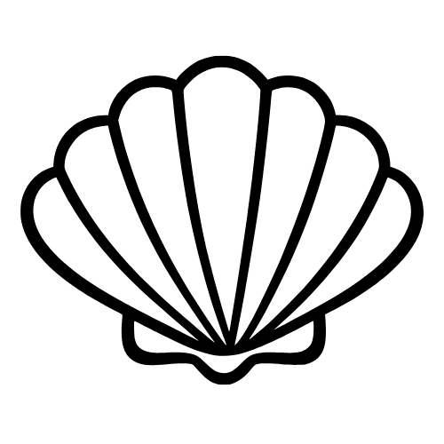 Mermaid Seashell Design - Vector Graphics - Digital File Digital My Custom Designs PDF