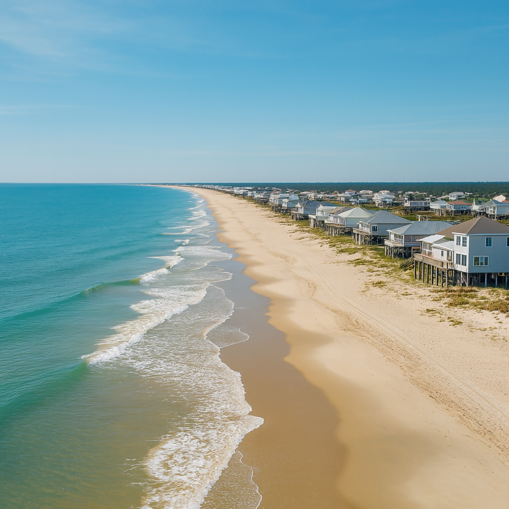 Dauphin Island East End Public Beach - Alabama United States - Rendered - Digital File Digital My Custom Designs PDF