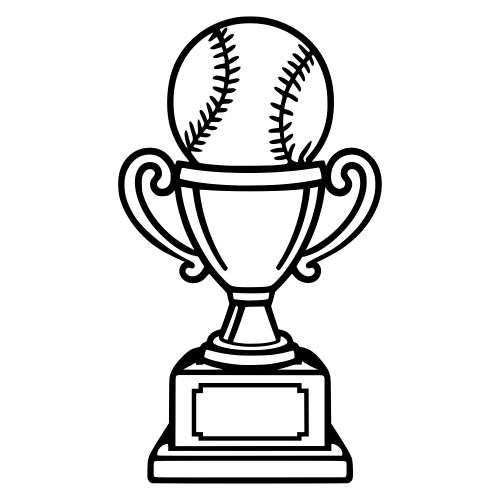 Baseball Trophy - Digital File - XCS Friendly Digital My Custom Designs PDF