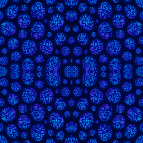 Technology and Digital - Touchscreen Fingerprint Fractals With Neon Light - Pattern - Digital File Digital My Custom Designs PDF