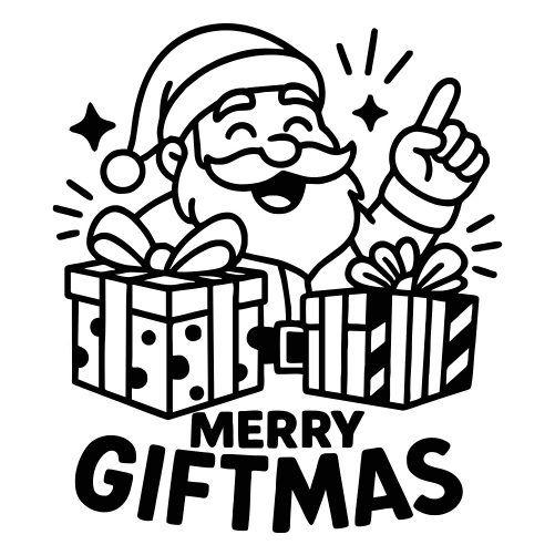 Merry Giftmas - Digital File - XCS Friendly Digital My Custom Designs PDF