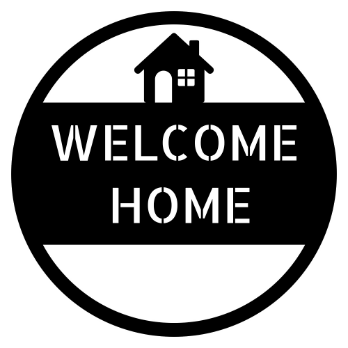 Welcome Home Sign - Digital File - XCS Friendly Digital My Custom Designs PDF