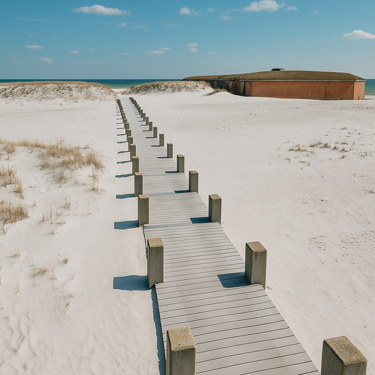 Gulf Islands National Seashore - Mississippi United States - Rendered - Digital File Digital My Custom Designs PDF