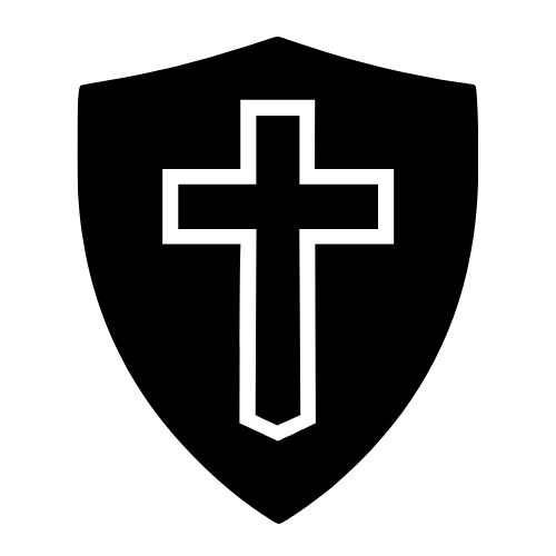 Armor of God Shield Silhouette - Vector Graphics - Digital File