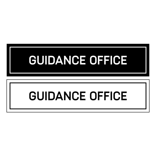 Guidance Office Sign - Digital File - XCS Friendly Digital My Custom Designs PDF