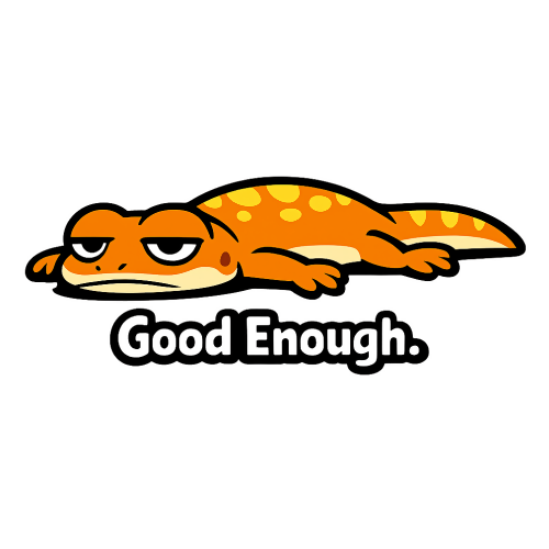 Humor & Whimsy - Lazy Gecko - T Shirt Designs - Digital File
