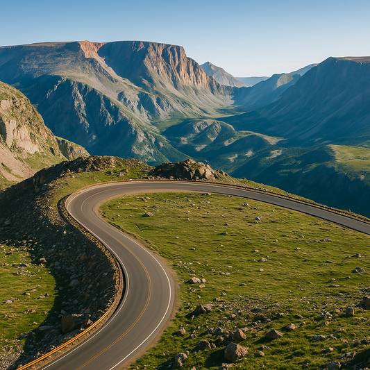 Beartooth Highway - Montana United States - Rendered - Digital File Digital My Custom Designs PDF