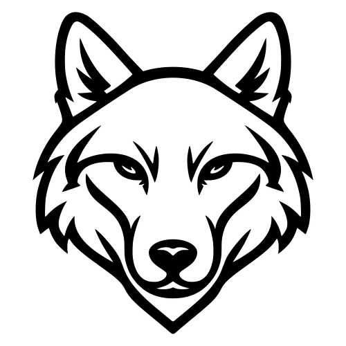 Wolf Face - Digital File - XCS Friendly Digital My Custom Designs PDF