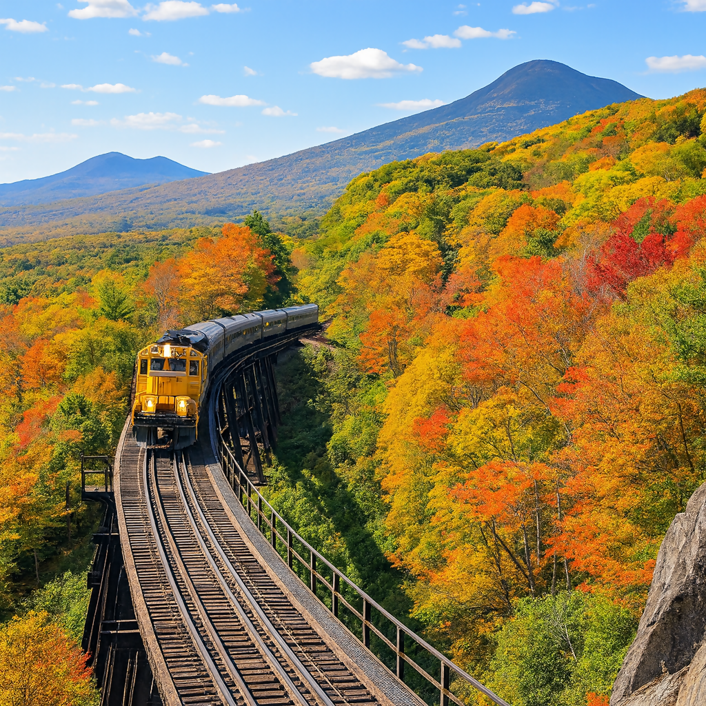 Frankenstein Trestle - White Mountain National Forest - New Hampshire United States - Rendered - Digital File Digital My Custom Designs PDF