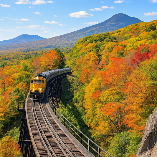 Frankenstein Trestle - White Mountain National Forest - New Hampshire United States - Rendered - Digital File Digital My Custom Designs PDF