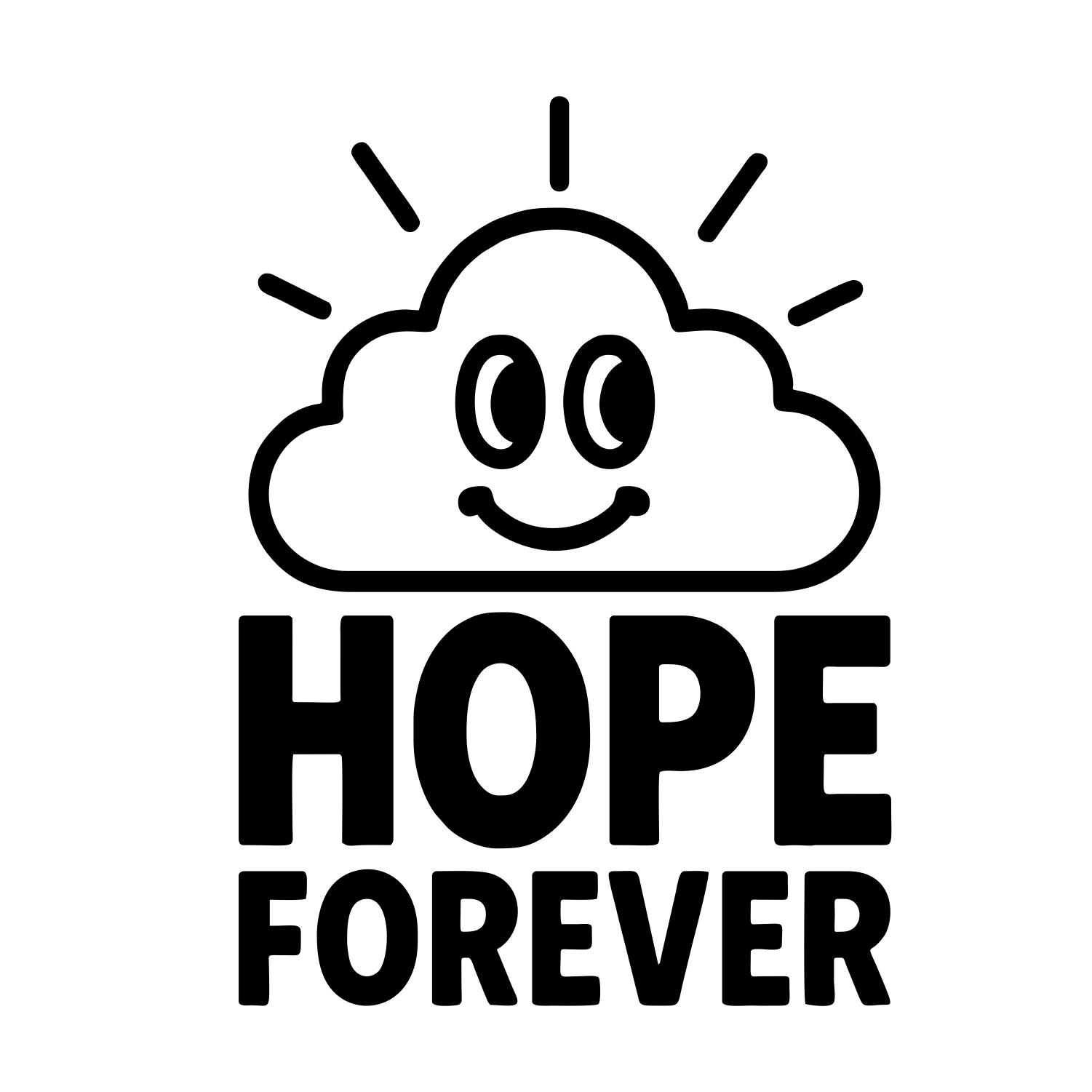 Hope Forever - Digital File - XCS Friendly Digital My Custom Designs PNG