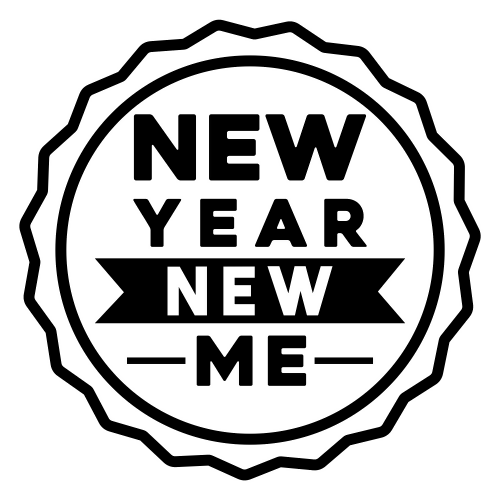 New Year New Me Badge - Digital File - XCS Friendly Digital My Custom Designs PDF