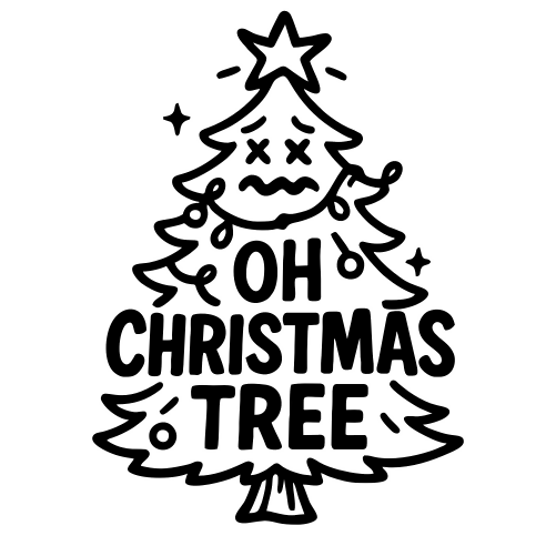 'Oh Christmas Tree' - Digital File - XCS Friendly Digital My Custom Designs PDF