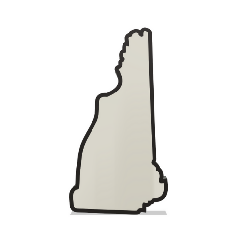 New Hampshire Wall Lightbox - United States - 3D Print File - Digital File Digital My Custom Designs