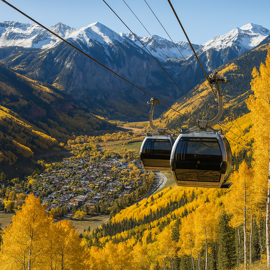 Telluride Gondola - Telluride-Colorado United States - Rendered - Digital File Digital My Custom Designs PDF
