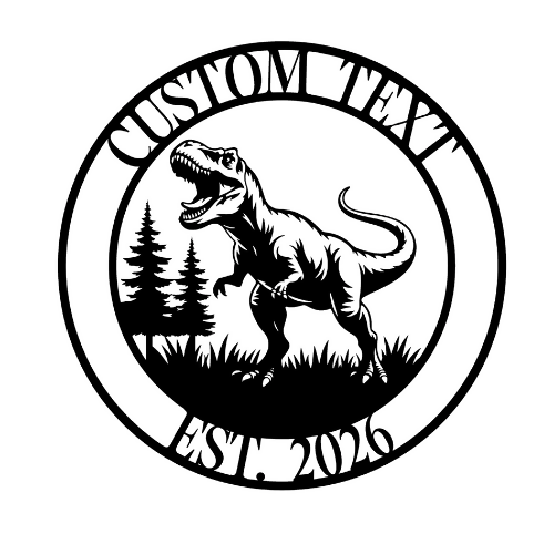 T-Rex Roar - Wall / Home Decor - Digital File Digital My Custom Designs ZIP File