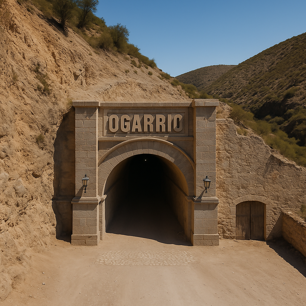 Ogarrio Tunnel (Túnel de Ogarrio) - Real de Catorce - San Luis Potosí Mexico - Rendered - Digital File Digital My Custom Designs PDF