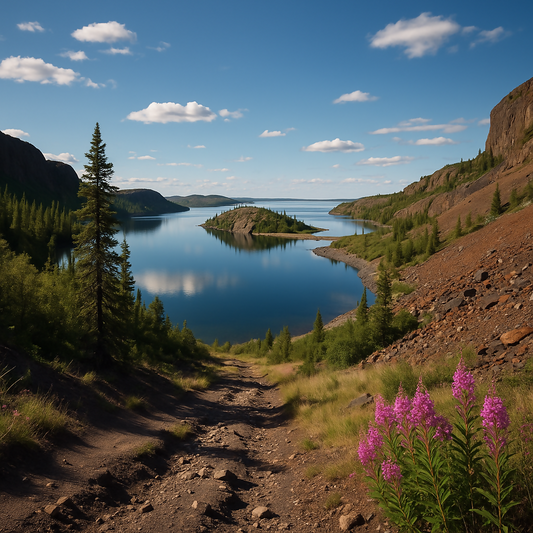 Port Radium Mine - Great Bear Lake - Northwest Territories Canada - Rendered - Digital File Digital My Custom Designs PDF