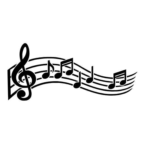 Musical Staff Sketch - Vector Graphics - Digital File Digital My Custom Designs PDF