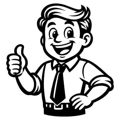 Dad Giving a Thumbs-up - Vector Graphics - Digital File Digital My Custom Designs PDF