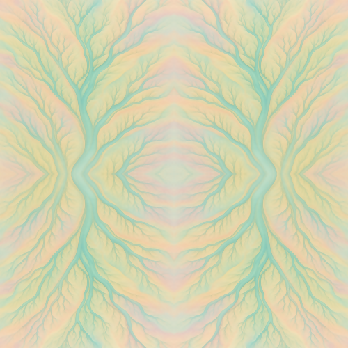 Nature and Landscape - Pastel River Delta Fractals - Pattern - Digital File Digital My Custom Designs PDF