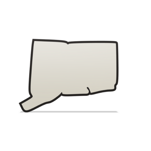 Connecticut Wall Lightbox - United States - 3D Print File - Digital File Digital My Custom Designs