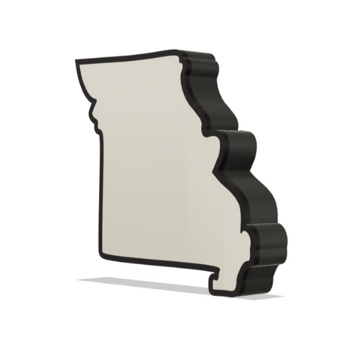 Missouri Wall Lightbox - United States - 3D Print File - Digital File Digital My Custom Designs ZIP File
