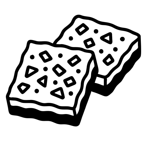 Peppermint Bark Squares - Vector Graphics - Digital File Digital My Custom Designs PDF