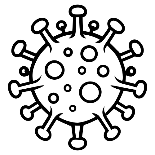 Virus Cell Illustration - Digital File - XCS Friendly Digital My Custom Designs PDF