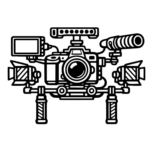 Camera Rig Outline - Vector Graphics - Digital File Digital My Custom Designs PDF