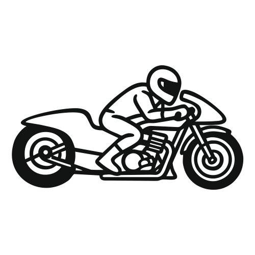 Drag Racing Motorcycle - Digital File - XCS Friendly Digital My Custom Designs PDF