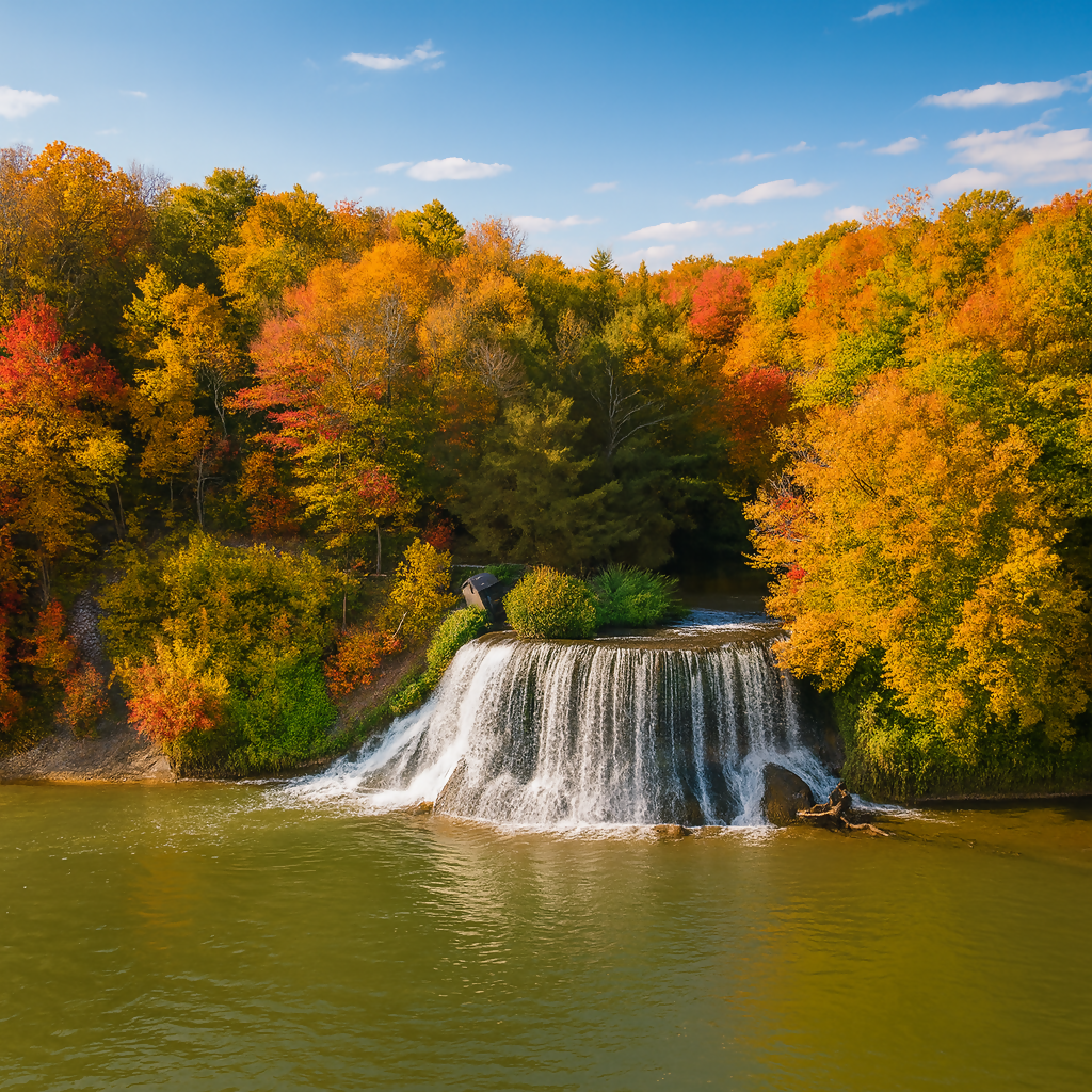 Berry Falls - Niobrara National Scenic River - Nebraska United States - Rendered - Digital File Digital My Custom Designs PDF