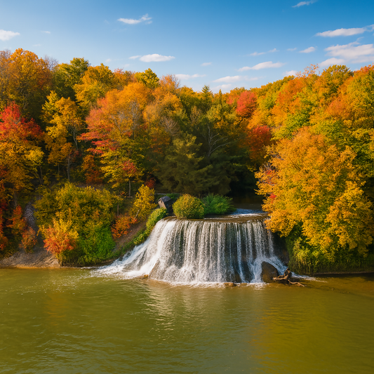 Berry Falls - Niobrara National Scenic River - Nebraska United States - Rendered - Digital File Digital My Custom Designs PDF