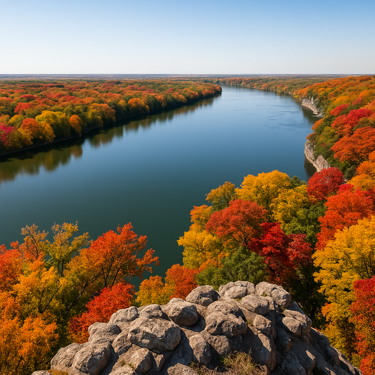 Sac Osage River - Sac Osage Roadside Park - Missouri United States - Rendered - Digital File Digital My Custom Designs PDF