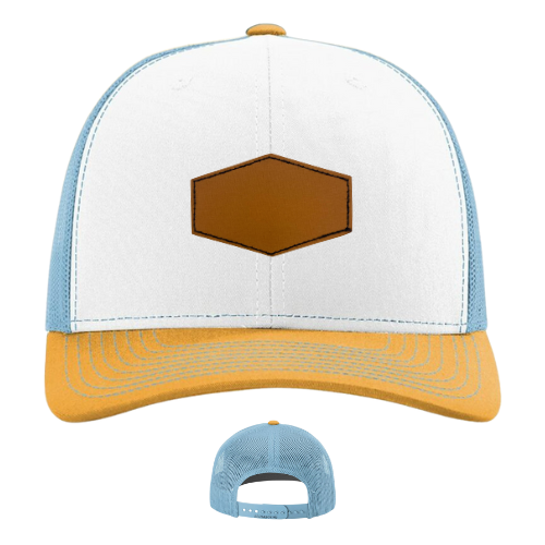 Classic Ball Cap with Customized Hexagon Patch