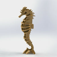 Seahorse - Layered Puzzle Project - Laser Cut Zip File - Digital File Digital My Custom Designs ZIP File