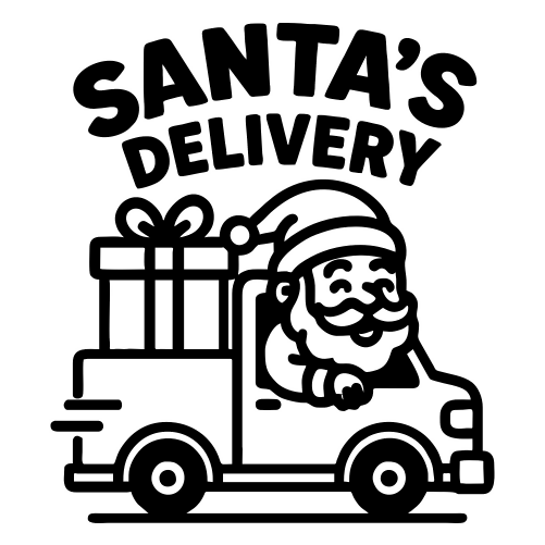 Santa’s Delivery - Digital File - XCS Friendly Digital My Custom Designs PDF