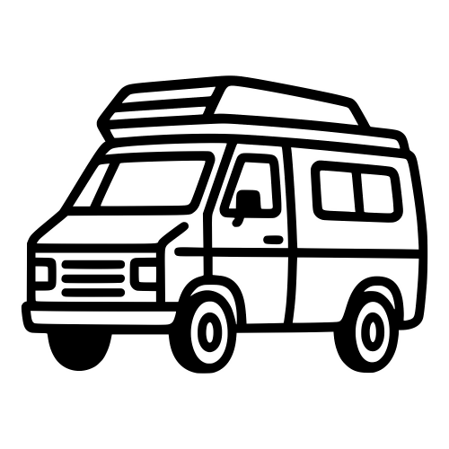 Camper Van - Digital File - XCS Friendly Digital My Custom Designs PDF