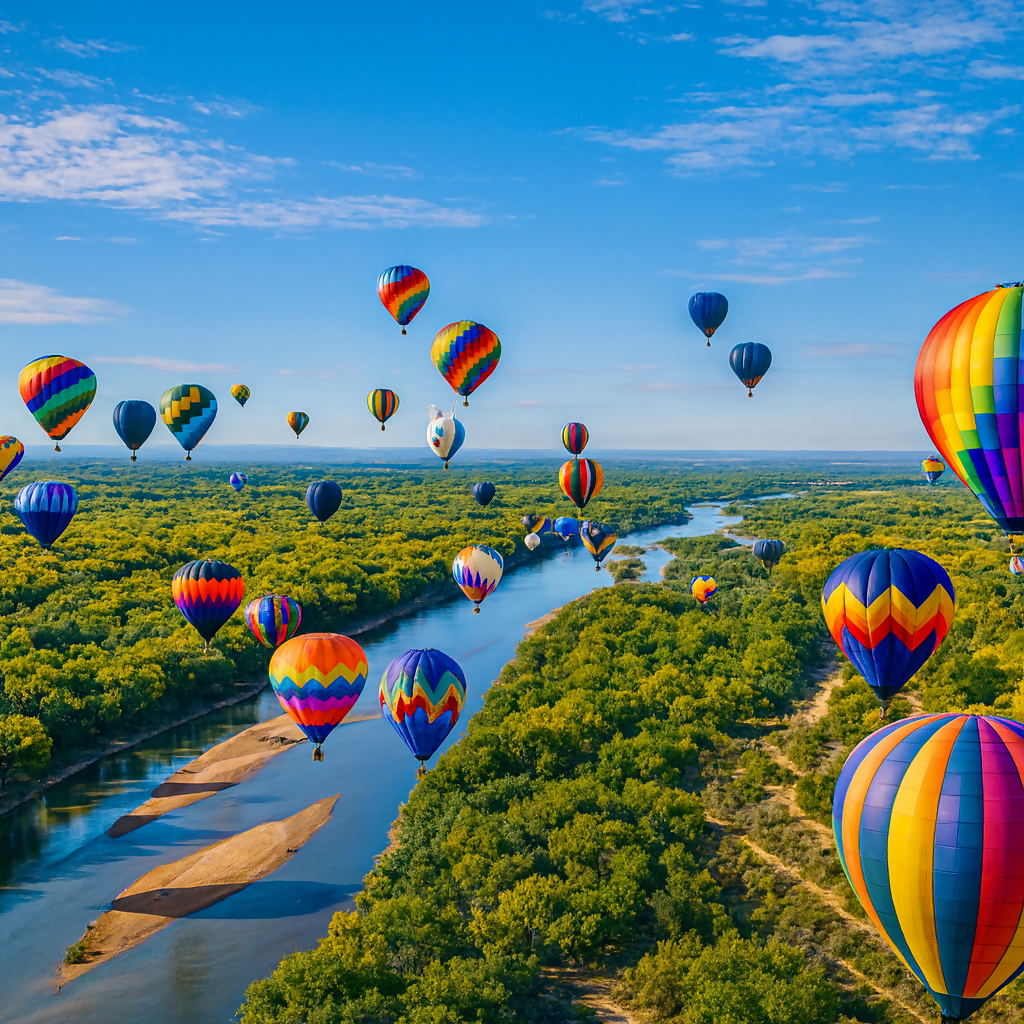 Albuquerque International Balloon Fiesta - Balloon Fiesta Park - New Mexico United States - Rendered - Digital File Digital My Custom Designs PDF