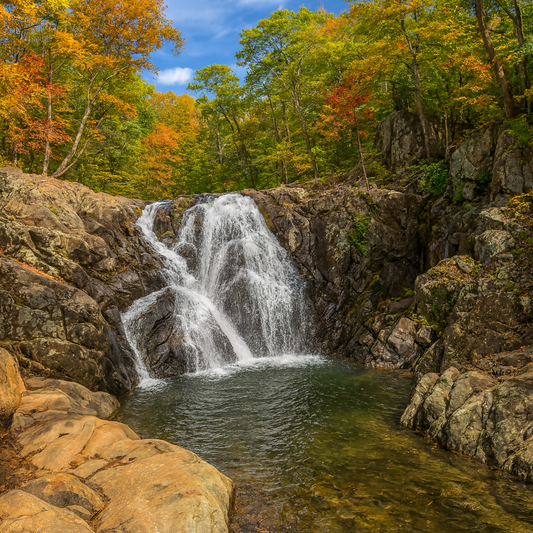 Rose River Falls - Shenandoah National Park - Virginia United States - Rendered - Digital File Digital My Custom Designs PDF