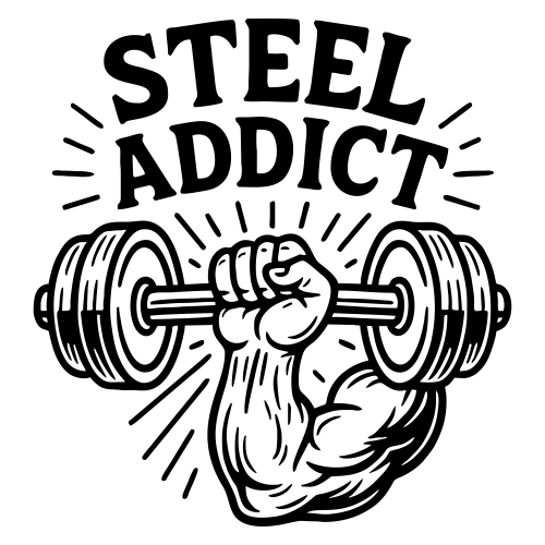Steel Addict Phrase - Digital File - XCS Friendly Digital My Custom Designs PDF