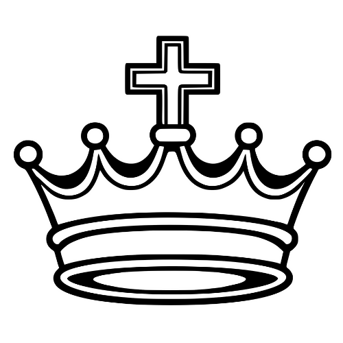 Crown with Cross Design - Digital File - XCS Friendly Digital My Custom Designs PDF