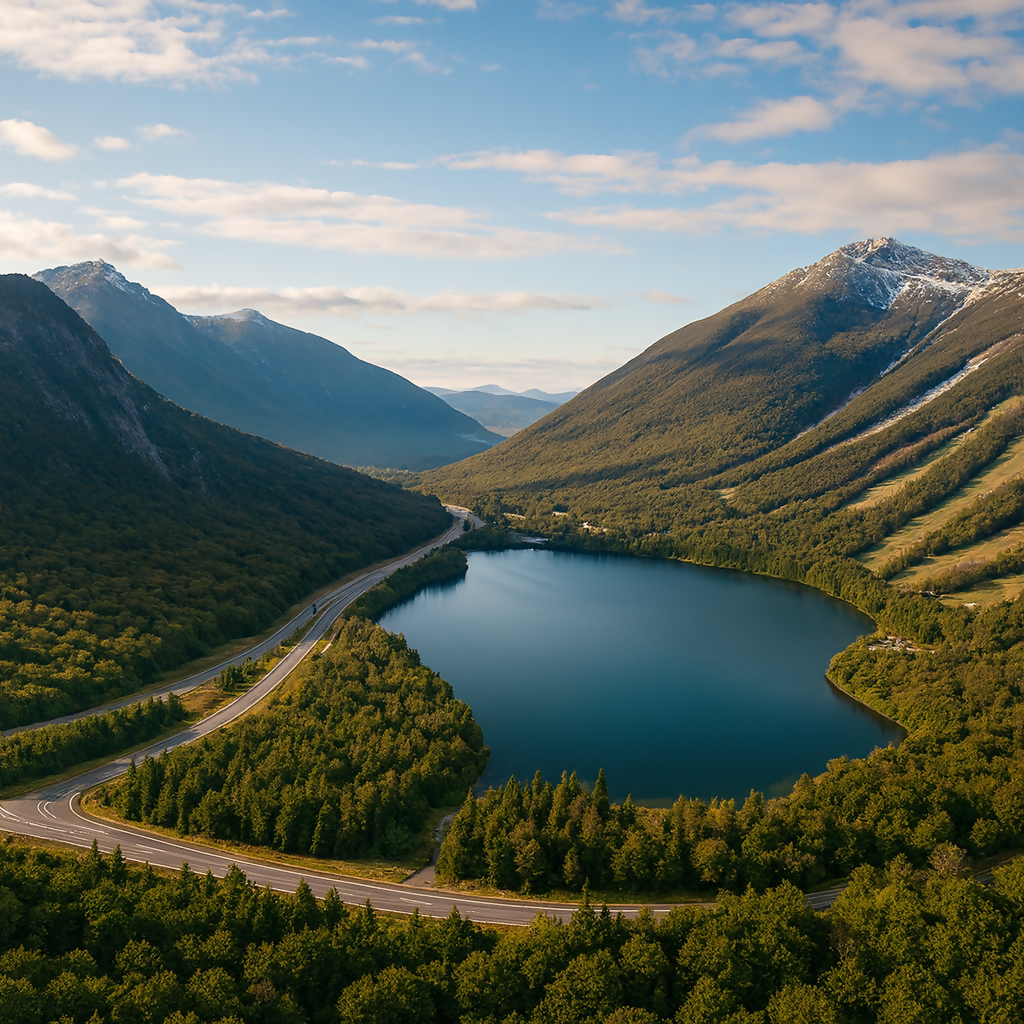 Franconia Notch State Park - White Mountain National Forest - New Hampshire United States - Rendered - Digital File Digital My Custom Designs PDF