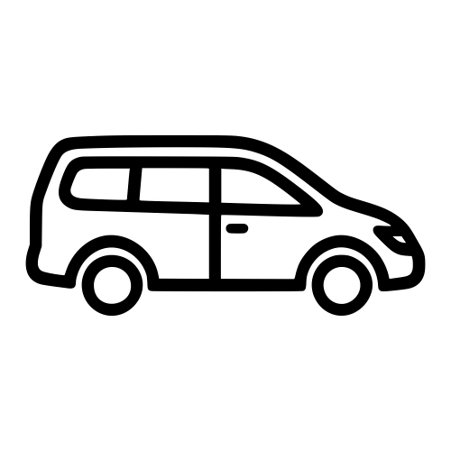 Minivan Silhouette - Digital File - XCS Friendly Digital My Custom Designs PDF